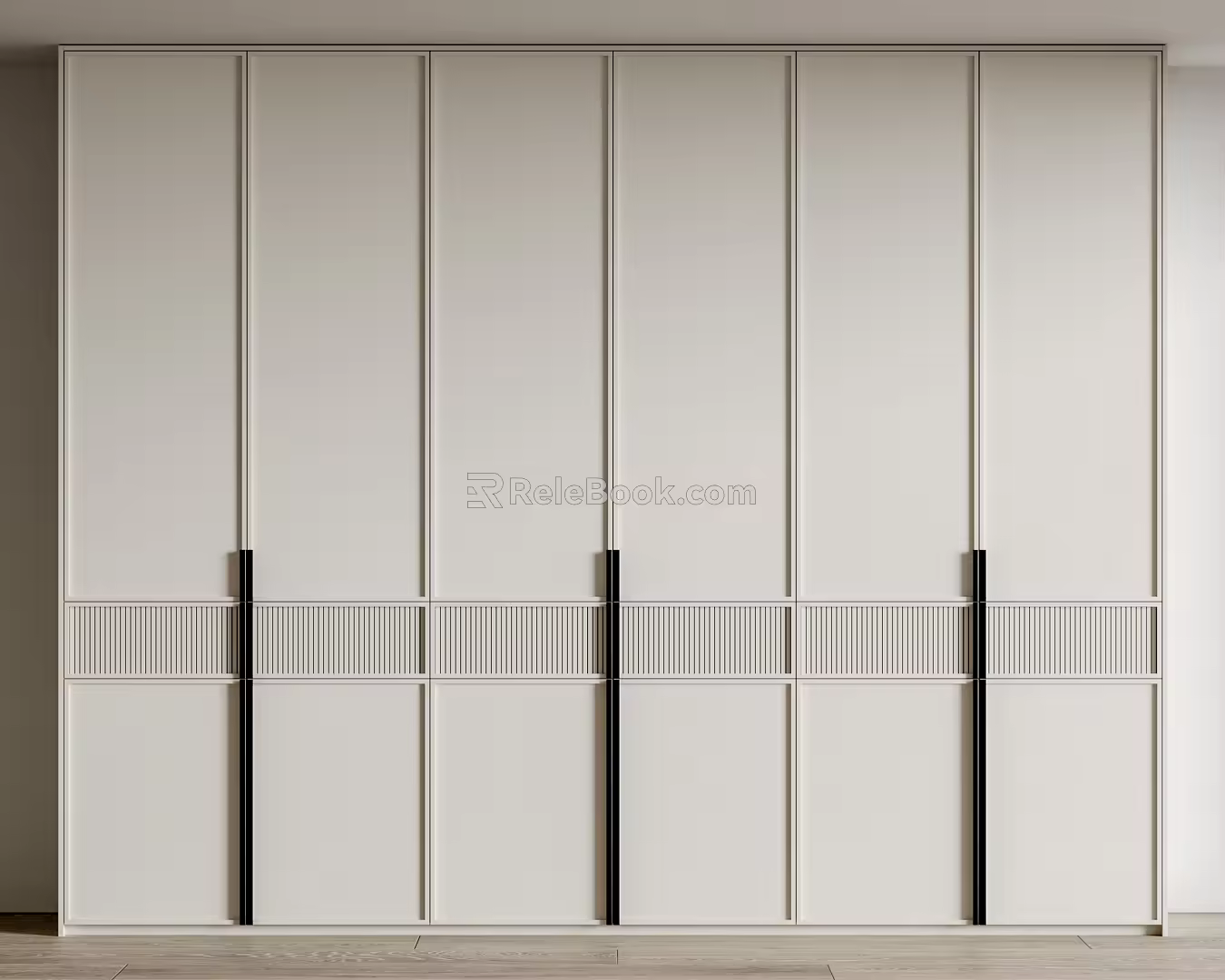 Minimalist wardrobe 3d model
