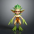 Elf Tree Demon Tree Monster Tree Man Tree Elf Monster Alien Monster 3d model