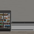 Upright And Chest Freezers With Various Food Items In Storage Space