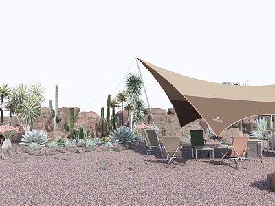 Modern Courtyard Sandy Courtyard Garden 3d model Modern Courtyard Sandy Courtyard Garden 3d model