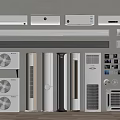 Various Types of Modern Air Conditioners and Fans with Functional Designs for Home Use