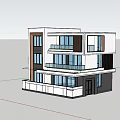 Modern Detached Villa Exterior Design With Multiple Floors And Balconies Surrounded By Trees