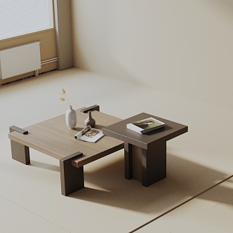 Modern coffee table 3d model