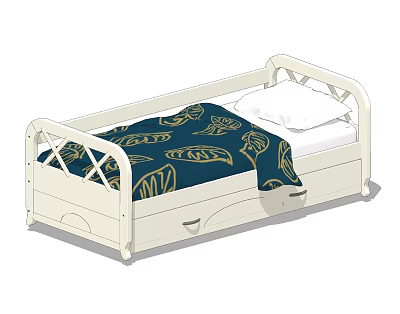Children's bed 3d model Children's bed 3d model