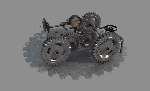 modern gear 3d model