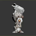 Modern Robot Mech Warrior Mech Soldier Machine Battlearm Mechanical Battlearm 3d model