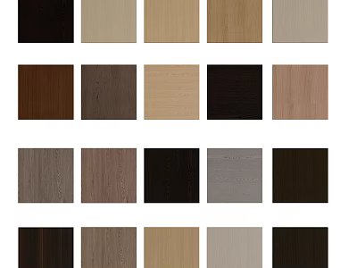 Variety Of Wall Paneling Color And Texture Options 3d model