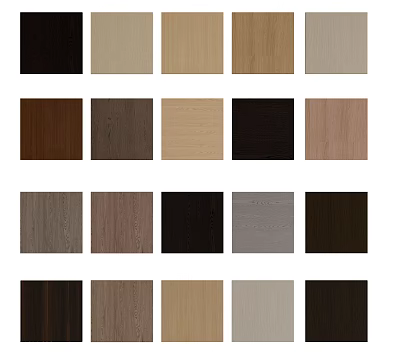 Variety Of Wall Paneling Color And Texture Options 3d model
