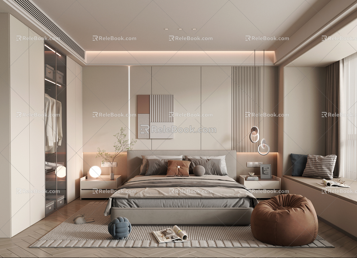 Modern Bedroom 3d model