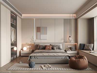 Modern Bedroom 3d model