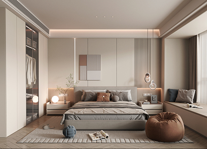 Modern Bedroom 3d model