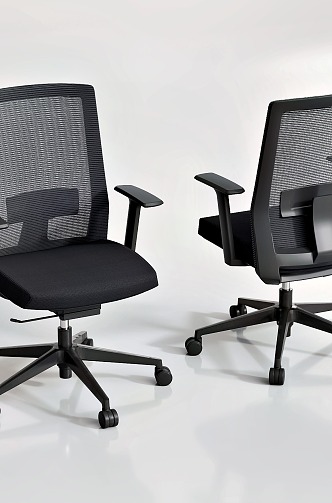 Office Chair Mesh Chair Boss Chair Swivel Chair Armchair Staff Chair 3d model