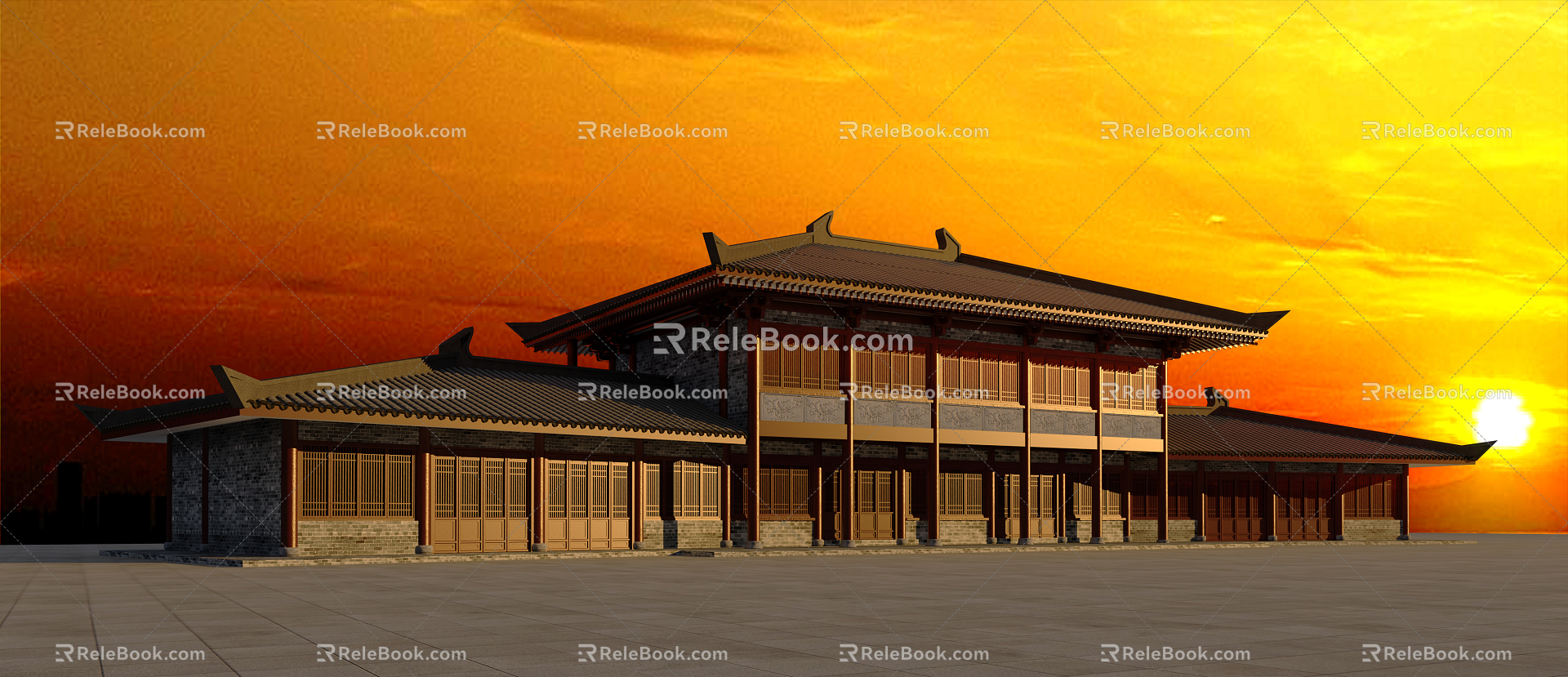 Chinese Ancient Architecture 3d model