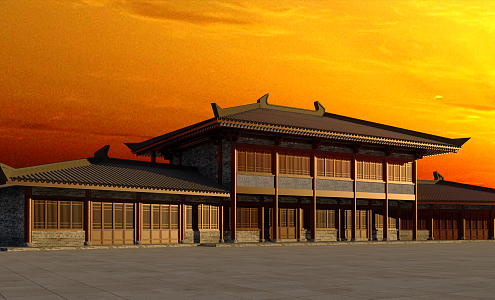 Chinese Ancient Architecture 3d model