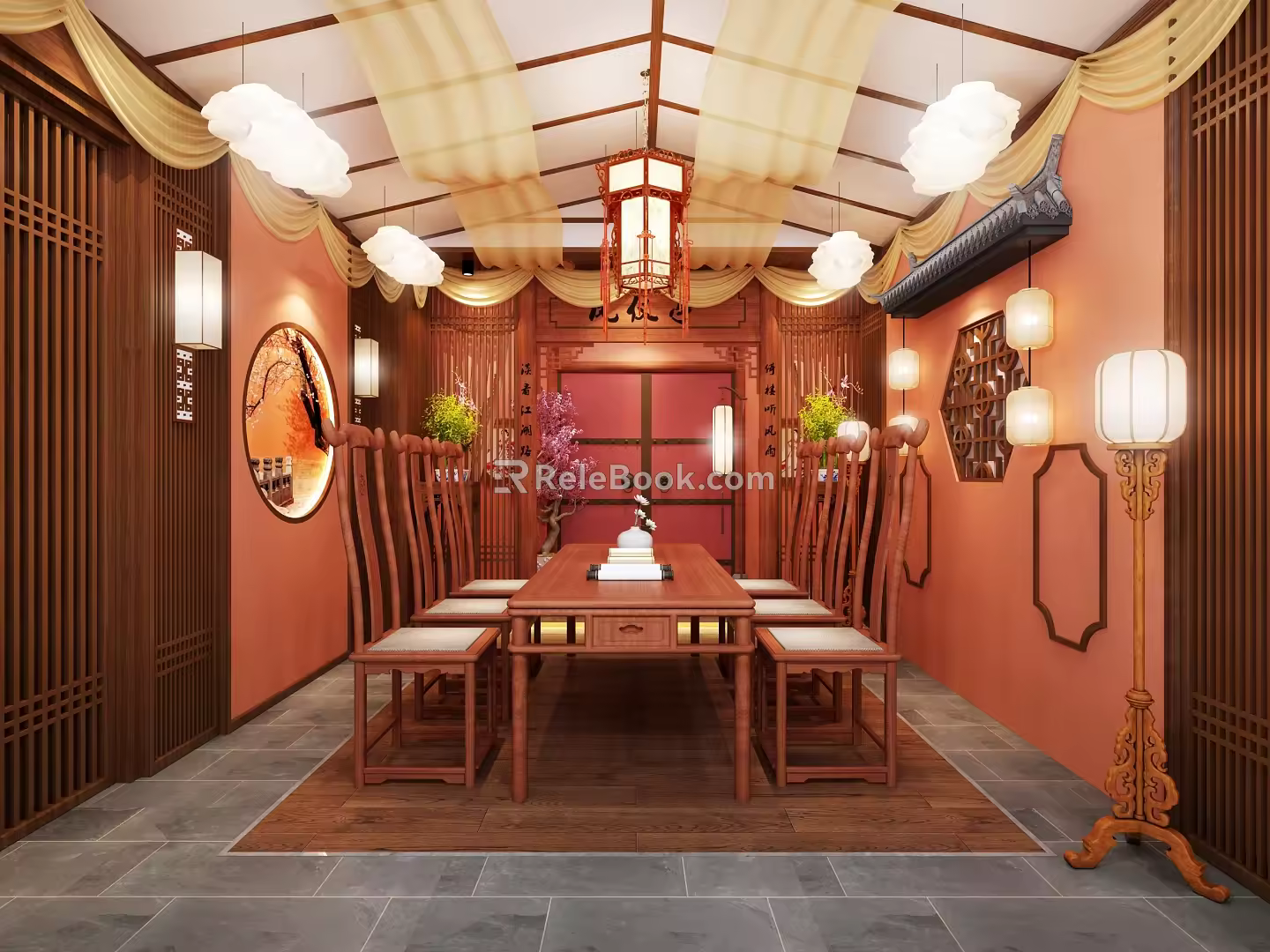 Chinese script to kill the room 3d model