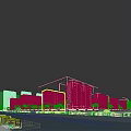 Scenic Modern Mid Rise Residential Buildings With Waterfront View And Green Surroundings