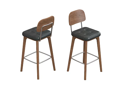 Middle Ancient Modern Bar Chair Middle Ancient Modern Bar Chair High Chair Bar Chair 3d model