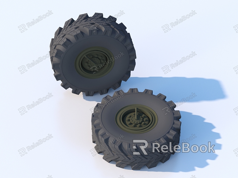 tire tire wheel hub model