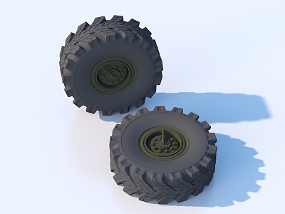 tire wheel hub model