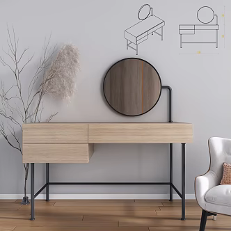 Dressing Table Dressing Table 3d model