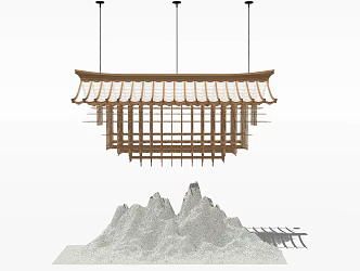 Art Deco Hanging 3d model
