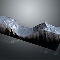 Geography, topography, mountain shape, ridge, ridge, valley, mountain range, canyon, geomorphology, mountain peak, mountain body 3d model