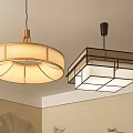 Pendant lamp combination 3d model