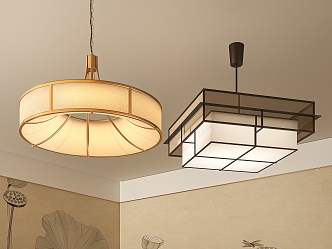 Pendant lamp combination 3d model