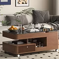 Middle Ancient Style Coffee Table 3d model