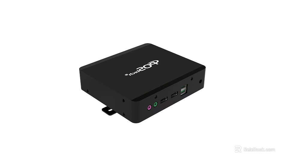 ROCKPro Black External Device With Multiple Ports And Compact Design 3d model 