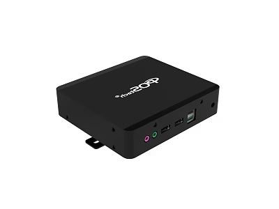 ROCKPro Black External Device With Multiple Ports And Compact Design 3d model