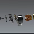 Premium Industrial Hardware Tools Featuring Silver Gold Metal Components and Mechanical Parts