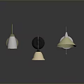 Modern Lighting Combination With Wall Lamps Pendant Lights In White Black And Beige