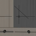 Modern Minimalist Wall Lamps With Sleek Black Lines On Textured Vertical Walls