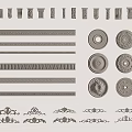 Intricate Decorative Carvings With Molding Rosettes Ornamental Patterns And Architectural Details