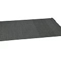 Modern Square Woven Rug With Textured Gray Design For Living Room Floor