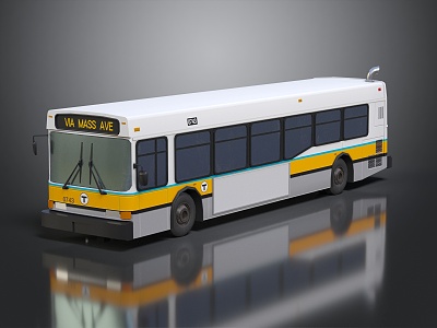 Modern Bus 3d model