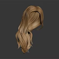Game and Movie Character Realistic Long Brown Flowing Hair Wig Design