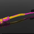 Colorful Children's Toothbrush With Pink Yellow Handle And Cartoon Monkey Design For Daily Oral Care