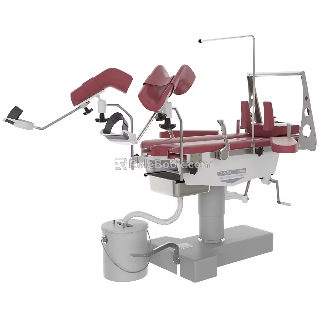 Modern Obstetrics and Gynecology Instruments Medical Devices Obstetrics and Gynecology Instruments 3d model