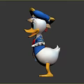 Donald Duck Cartoon Duck Anime Duck Stylized Duck Fantasy Style Duck 3d model