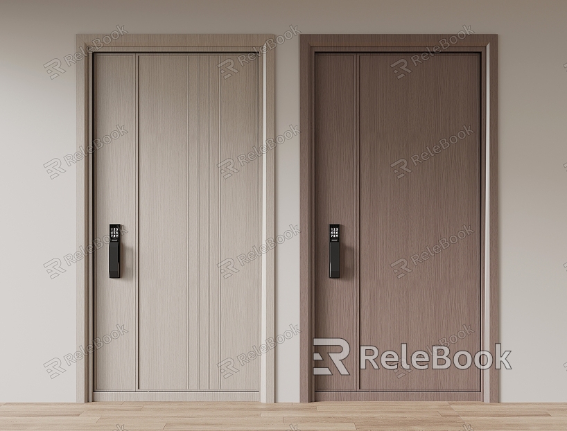 Modern security door entry door model