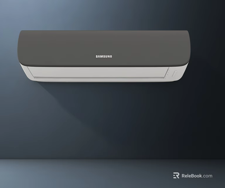 Samsung Wall Mounted Air Conditioner Design 3d model 