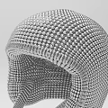 Modern Mesh Structured Helmet With Intricate Design For Daily Household Use
