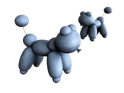 Modern Children's Stool Ottoman Sofa Stool Balloon Stool Shoe Stool Footrest Stool 3d model