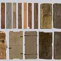 Natural Stone Wood Materials With Various Textures And Types For Decorative Use 3d model