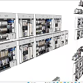 Various Daily Use Household Appliances Showcased In Modern Retail Display Racks