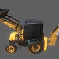 Forklift Excavator Forklift Engineering Vehicle Industrial Equipment Mechanical Device 3d model