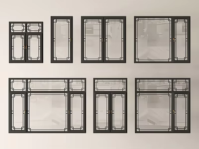 windows antique windows doors and windows casement windows bay windows 3d model