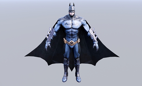 Modern Game Character Batman Hero 3d model